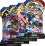 Sword And Shield Base Set Sleeved Booster Pack Art Bundle [Set of 4] - Pokémon