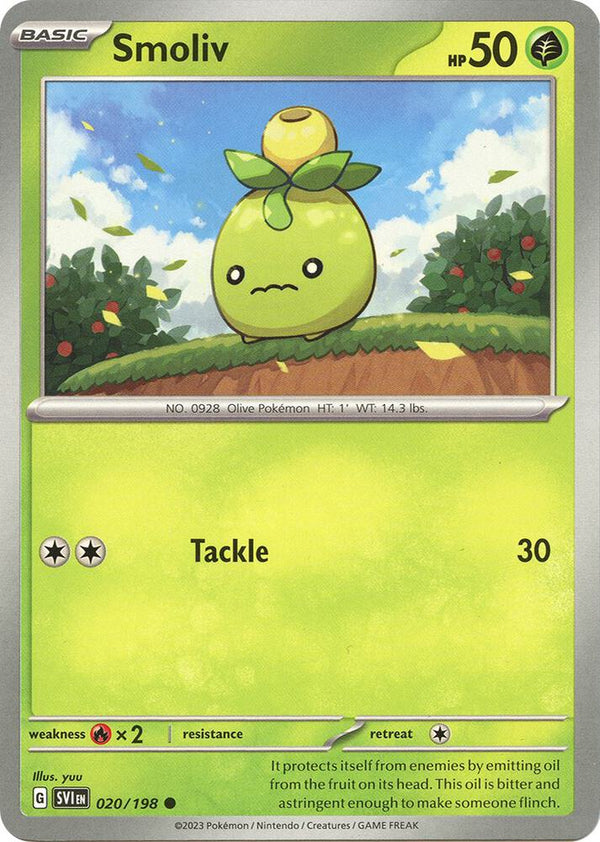 Smoliv - 020/198 - Pokémon