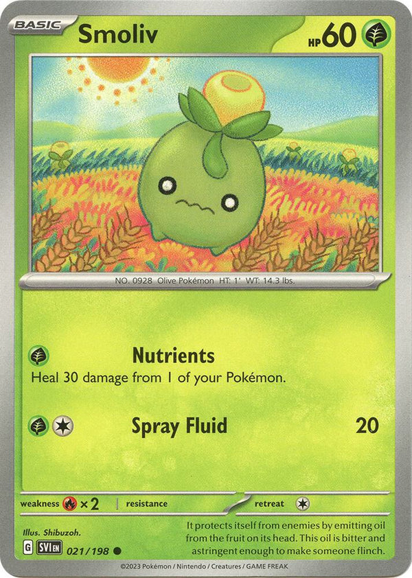 Smoliv - 021/198 - Pokémon