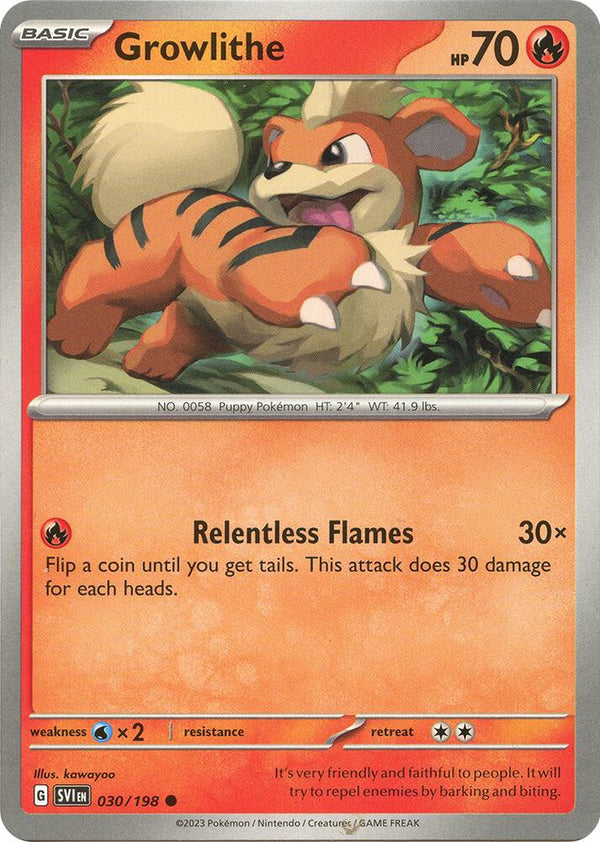 Growlithe - 030/198 - Pokémon