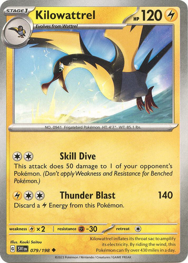 Kilowattrel - Pokémon
