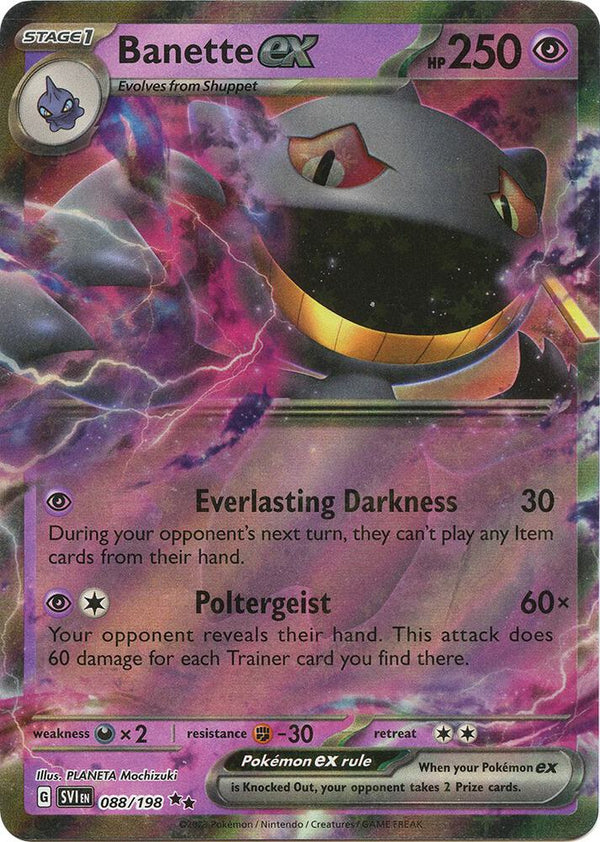 Banette ex - 088/198 - Pokémon