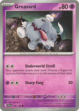 Greavard - 105/198 - Pokémon