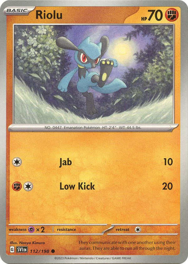 Riolu - 112/198 - Pokémon