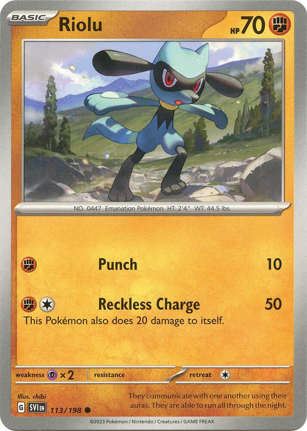 Riolu - 113/198 - Pokémon
