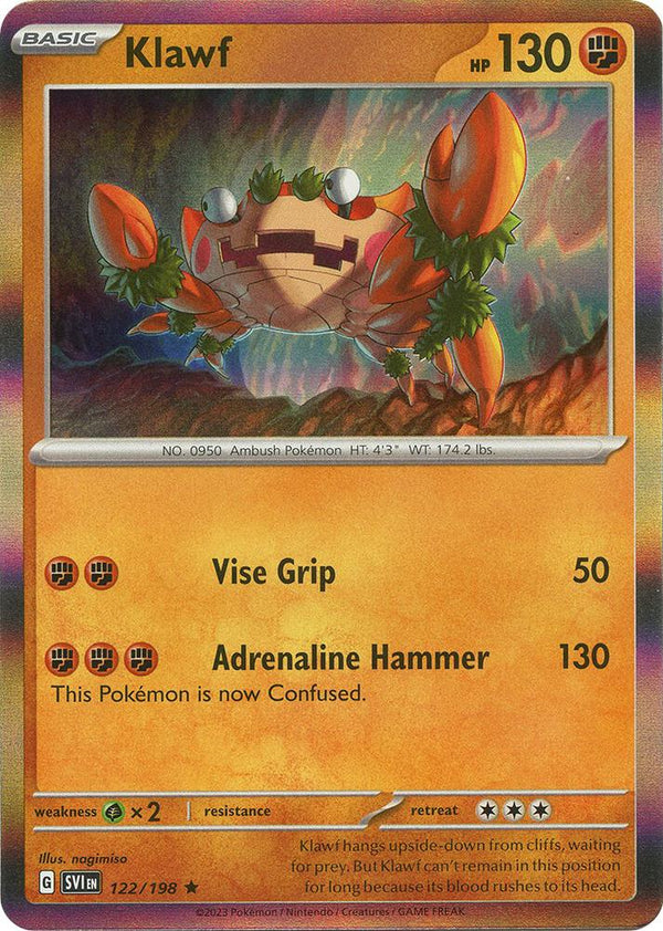 Klawf - 122/198 - Pokémon