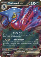 Toxicroak ex - 131/198 - Pokémon