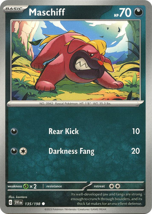 Maschiff - 135/198 - Pokémon