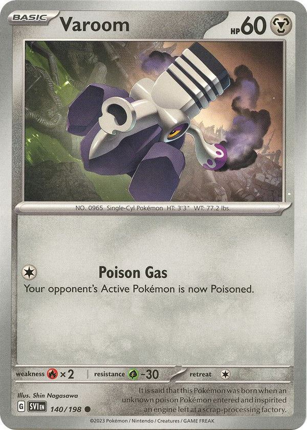 Varoom - 140/198 - Pokémon