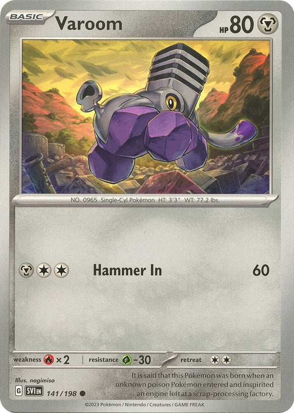 Varoom - 141/198 - Pokémon