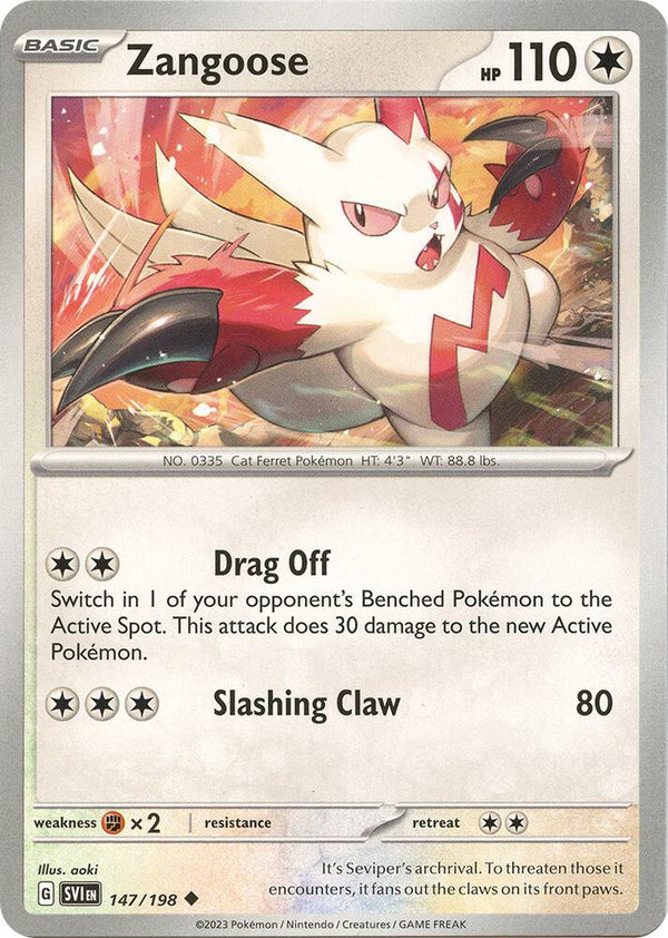 Zangoose - 147/198 - Pokémon
