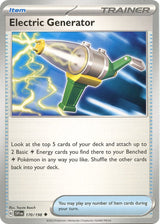 Electric Generator - Pokémon