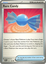 Rare Candy - 191/198 - Pokémon