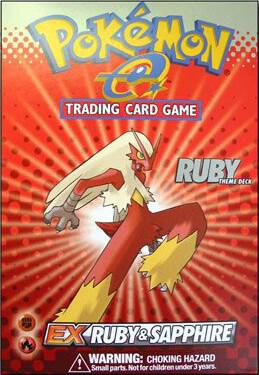 EX Ruby & Sapphire Theme Deck - "Ruby" [Blaziken] - Pokémon