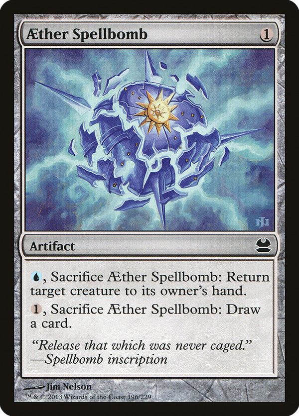 Aether Spellbomb - Magic: The Gathering