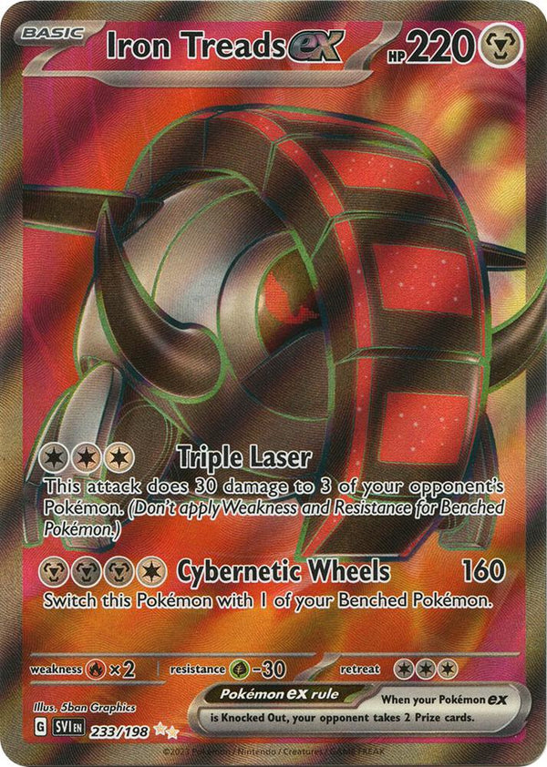 Iron Treads ex - 233/198 - Pokémon
