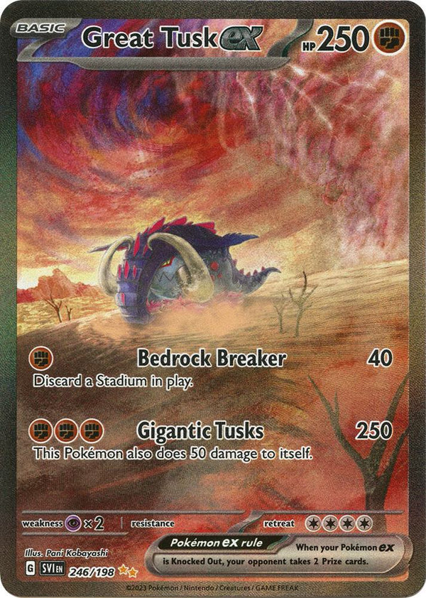 Great Tusk ex - 246/198 - Pokémon