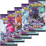 Chilling Reign Booster Pack Art Bundle [Set of 5] - Pokémon