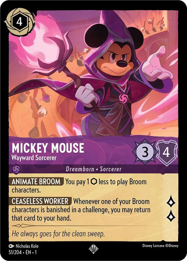 Mickey Mouse - Wayward Sorcerer - Disney Lorcana