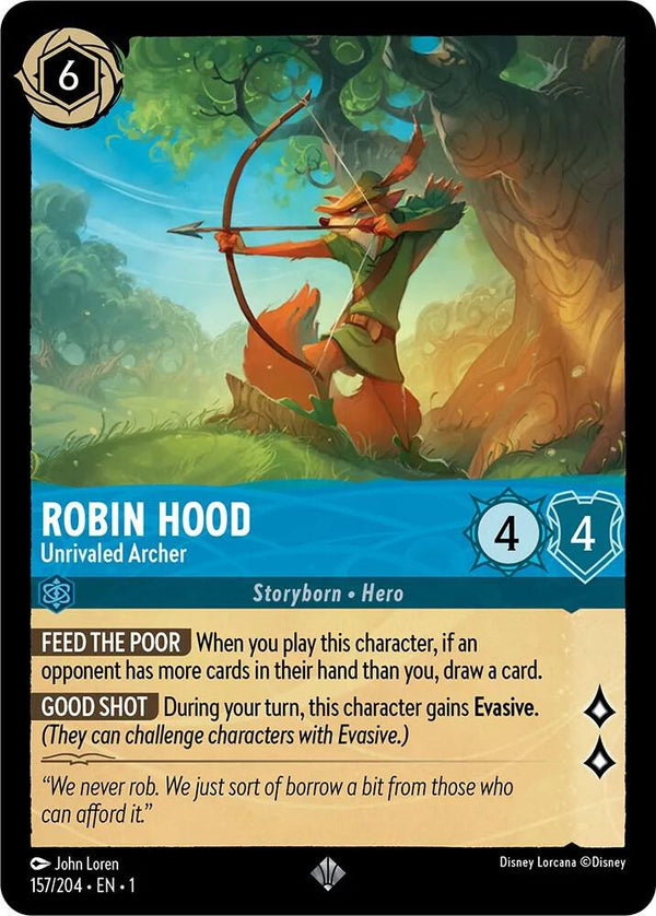 Robin Hood - Unrivaled Archer - Disney Lorcana