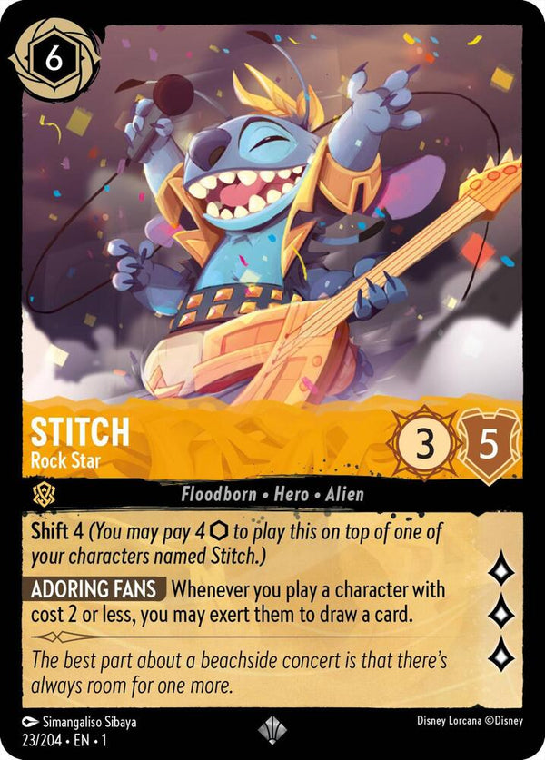 Stitch - Rock Star - Disney Lorcana