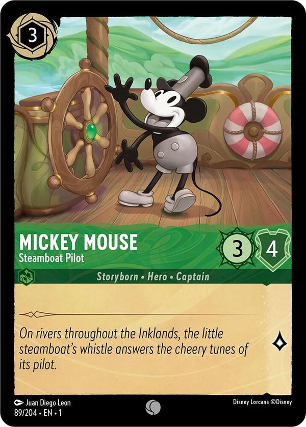Mickey Mouse - Steamboat Pilot - Disney Lorcana