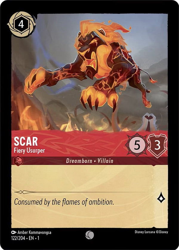 Scar - Fiery Usurper - Disney Lorcana
