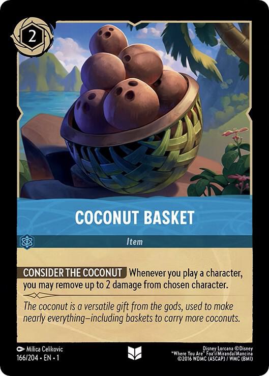 Coconut Basket - Disney Lorcana