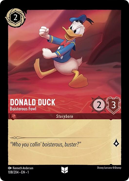Donald Duck - Boisterous Fowl - Disney Lorcana