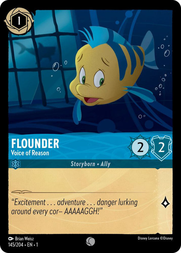 Flounder - Voice of Reason - Disney Lorcana