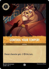Control Your Temper! - Disney Lorcana