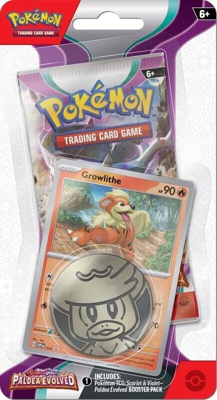 Paldea Evolved Single Pack Blister [Growlithe] - Pokémon