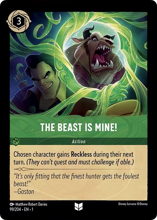 The Beast is Mine! - Disney Lorcana