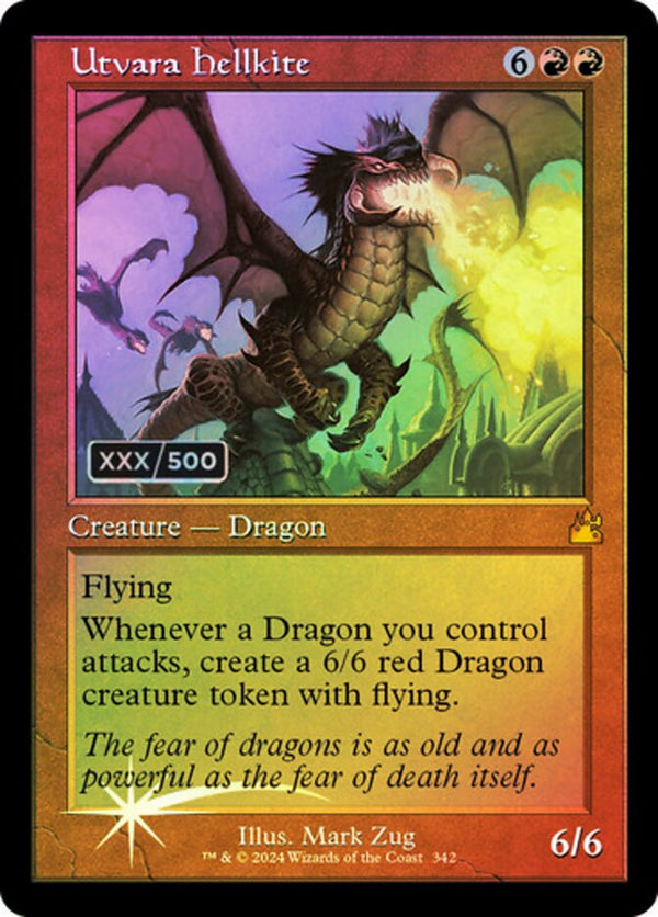 Utvara Hellkite (Retro Frame) (Serial Numbered) - Magic: The Gathering