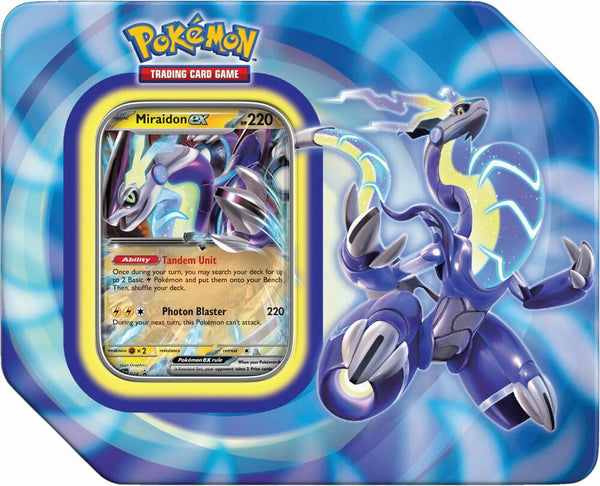Paldea Legends Tin [Miraidon ex] (International Version) - Pokémon