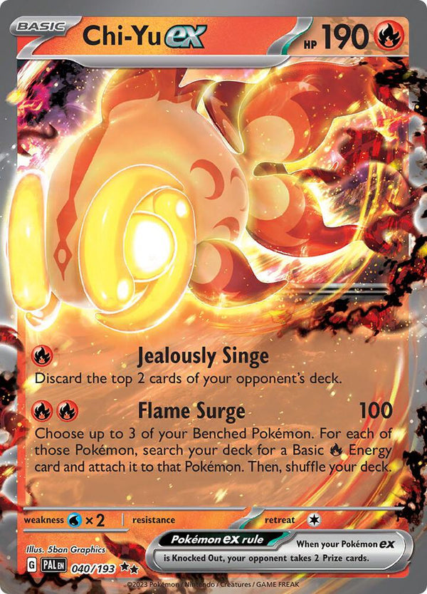 Chi-Yu ex - 040/193 - Pokémon