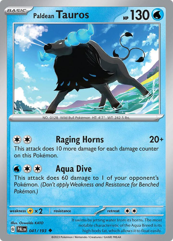 Paldean Tauros - 041/193 - Pokémon
