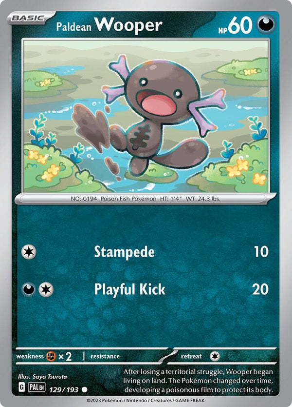 Paldean Wooper - 129/193 - Pokémon