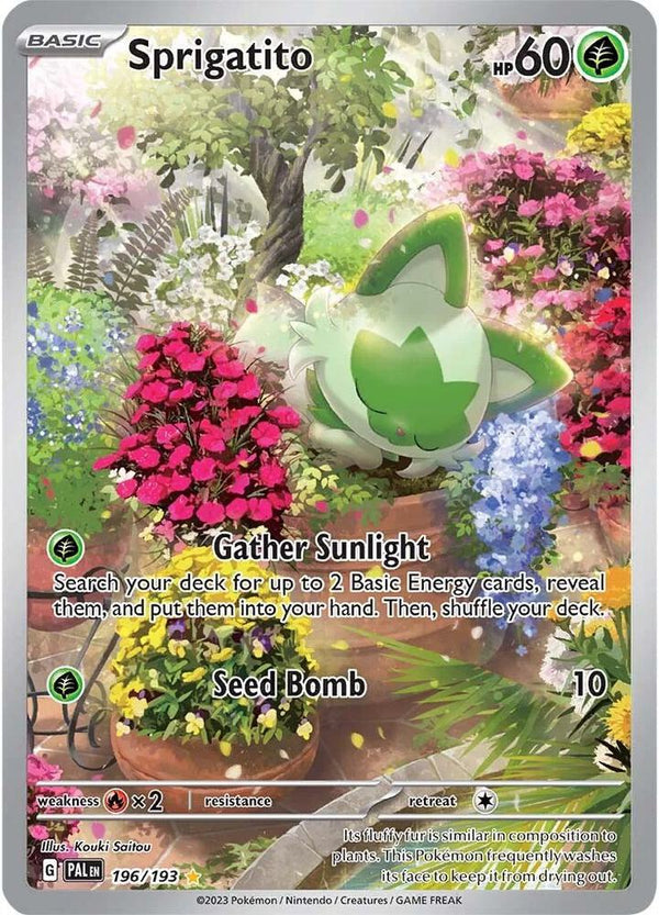 Sprigatito - 196/193 - Pokémon