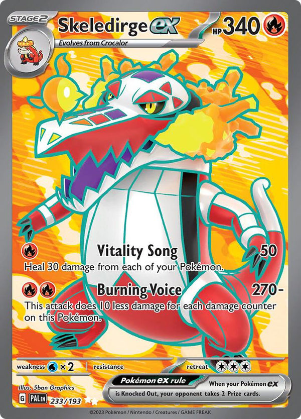 Skeledirge ex - 233/193 - Pokémon