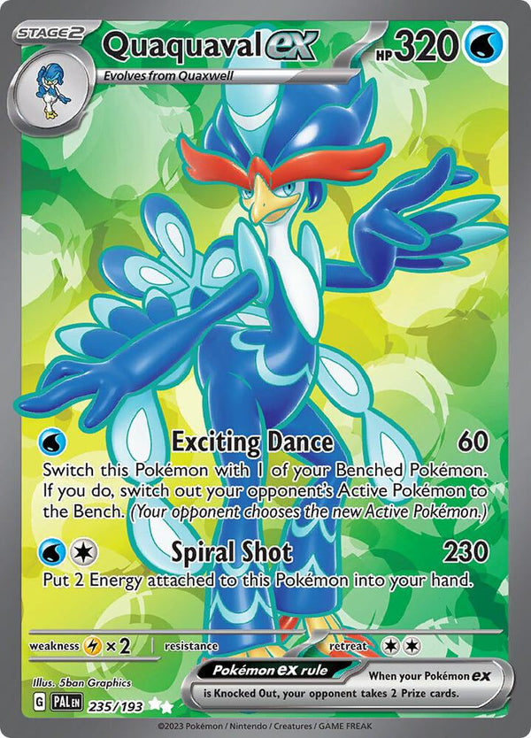 Quaquaval ex - 235/193 - Pokémon
