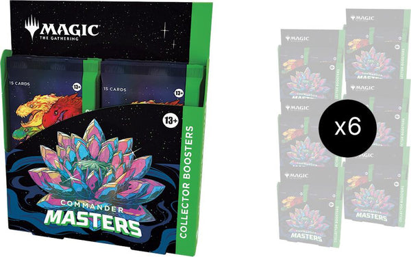 Commander Masters - Collector Booster Box Case - Magic: The Gathering