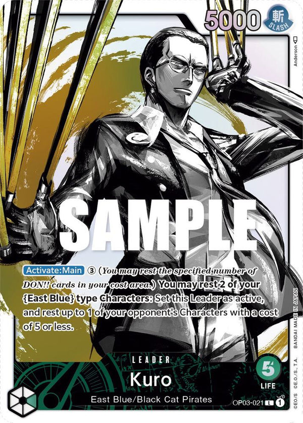 Kuro (Alternate Art) - One Piece Card Game