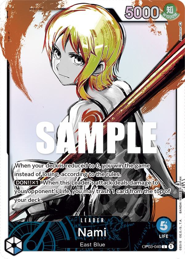 Nami (040) (Alternate Art) - One Piece Card Game