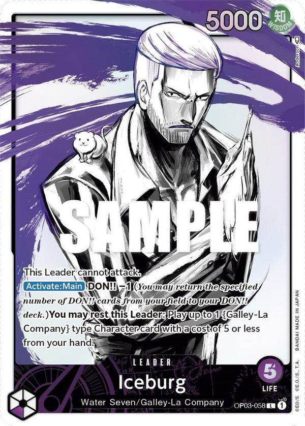 Iceburg (Alternate Art) - One Piece Card Game