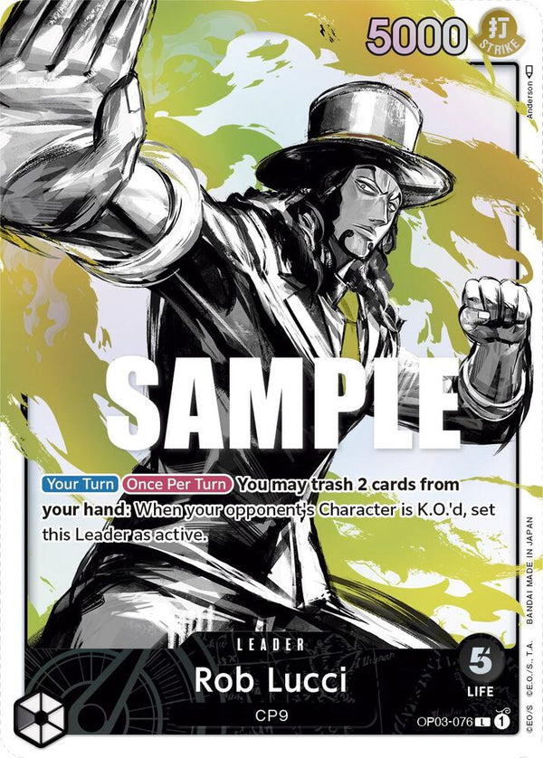 Rob Lucci (076) (Alternate Art) - One Piece Card Game