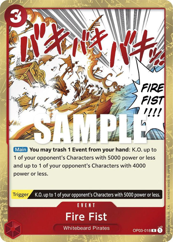 Fire Fist - One Piece Card Game