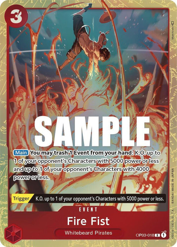 Fire Fist (Alternate Art) - One Piece Card Game