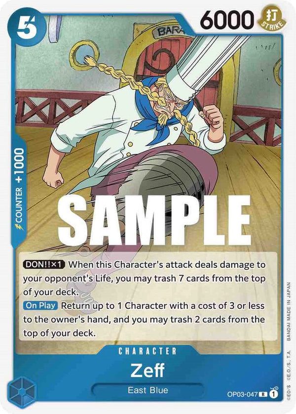 Zeff - One Piece Card Game