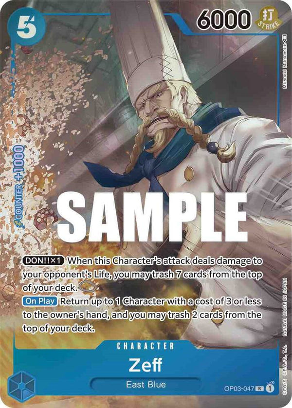 Zeff (Alternate Art) - One Piece Card Game